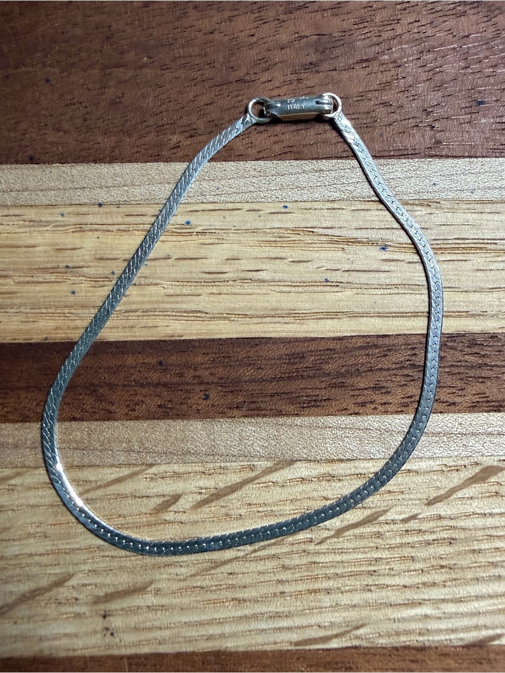 Stamped 925 silver 7” Bracelet vintage 1.3 grams